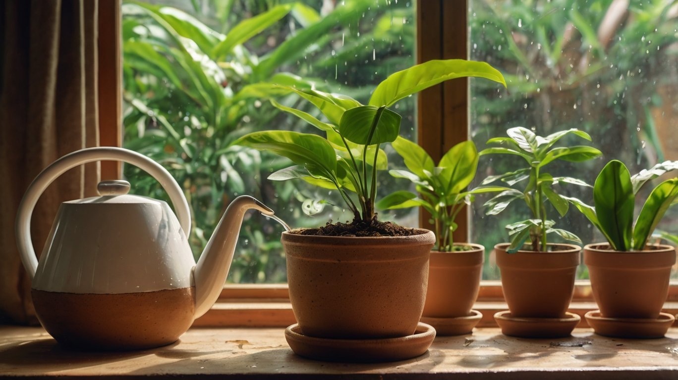 Watering Indoor Plants